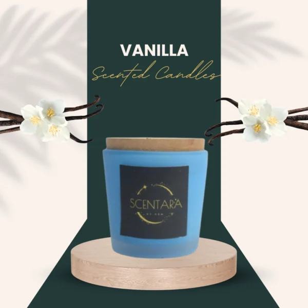 Premium Vanilla Scented Candle Scentara - Image 2