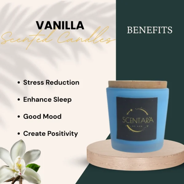 Premium Vanilla Scented Candle Scentara - Image 4