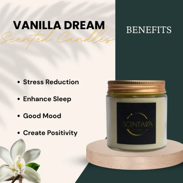 Vanilla Dream Scented Candles Scentara - Image 4