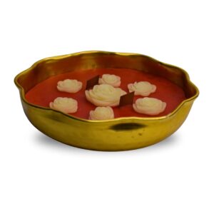 SCENTARA Metal Tub Scented Candle cedarwood and orange fragnance