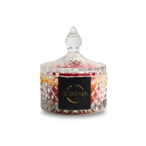 Natural Soy & Beeswax Scented Candle glass jar