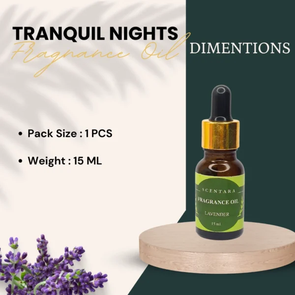 Tranquil Night Fragnance Oil Lavender Scent Scentara - Image 5