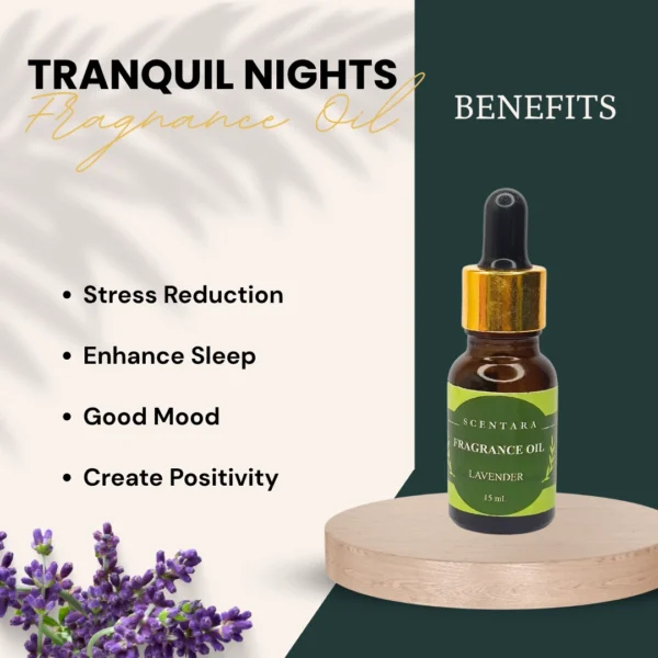 Tranquil Night Fragnance Oil Lavender Scent Scentara - Image 4