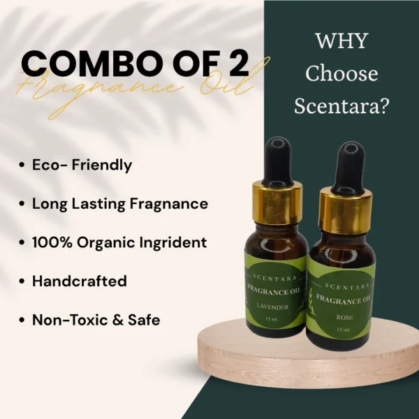 Set Of 2 Oil Fragnance Of Your Choice Scentara - Image 3