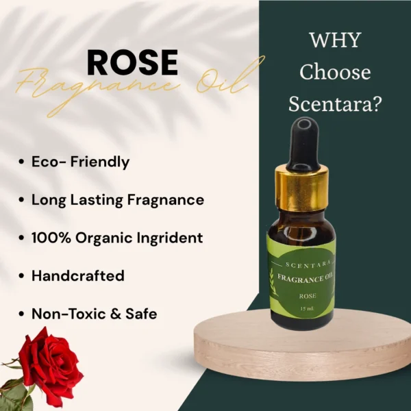 Rose Fragnance Oil Scentara - Image 3