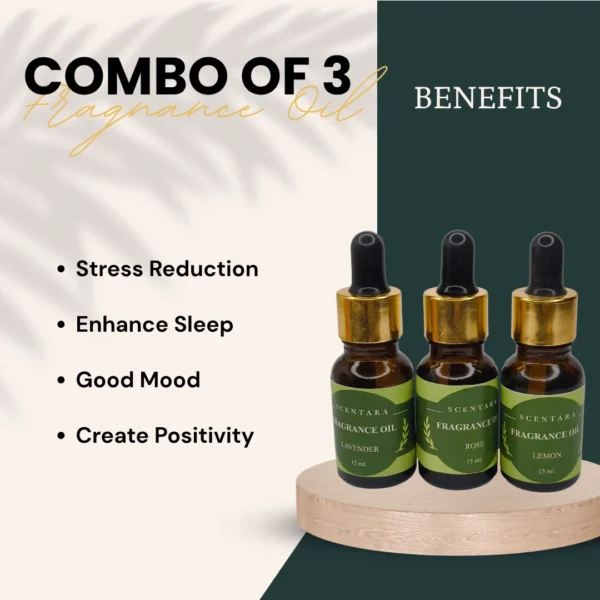 Set Of 3 Oil Fragnance Your Choice Scentara - Image 4