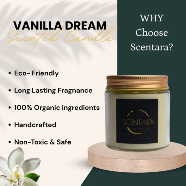 Gourmet Vanilla Dream Scented Candles - Image 3