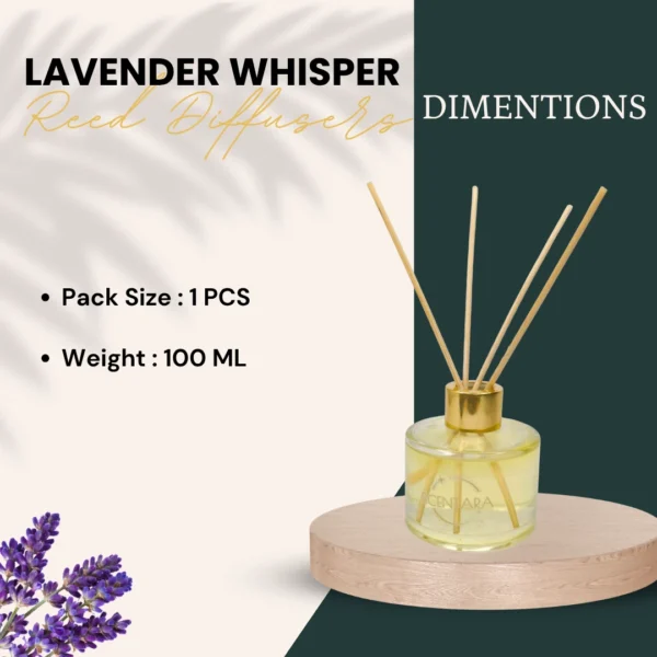 Lavender Whisper Reed Diffuser Scentara - Image 5