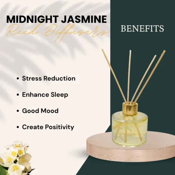 Midnight Jasmine Reed Diffuser Scentara - Image 4